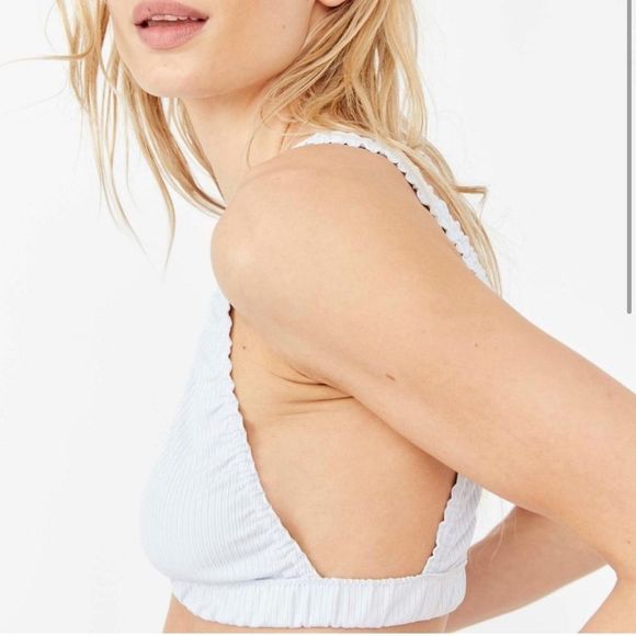 Free People Intimates Wait & See Bralette I’m Palest Sapphire - Picture 5 of 9